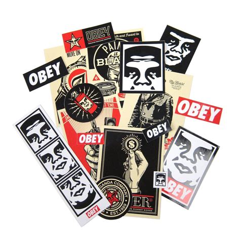Obey Obey Sticker Pack Obey Love Stickers Stickers