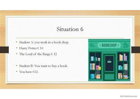 Role Play Shopping Conversations English Esl Powerpoints