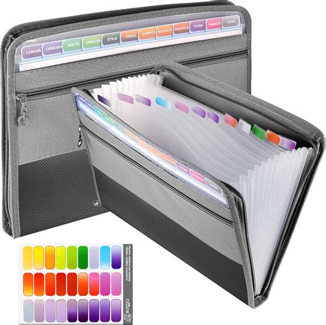Buy Expanding File Folders A4 13 Pockets Filing Accordion Folder