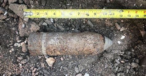 Brighton Park Resident Uncovers Wwii Artillery Shell While Digging In