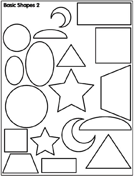 Color 1/4 red coloring page. Basic Shapes 2 Coloring Page | crayola.com