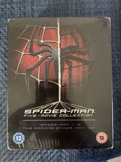 SPIDER MAN 5 MOVIE COLLECTION Blu Ray Set The Amazing Spiderman