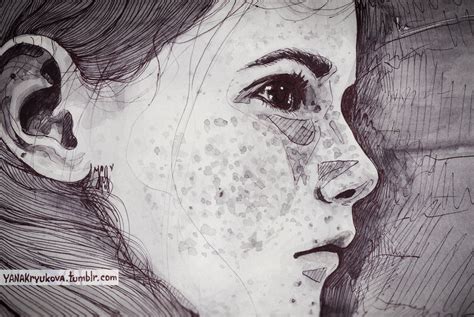 On Deviantart Freckles Girl Freckles Artwork