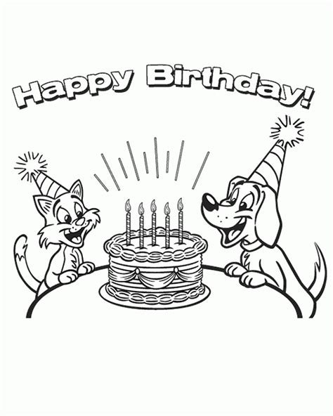 This birthday coloring pages are fun way to teach your kids about birthday. Get This Free Happy Birthday Coloring Pages to Print Out ...