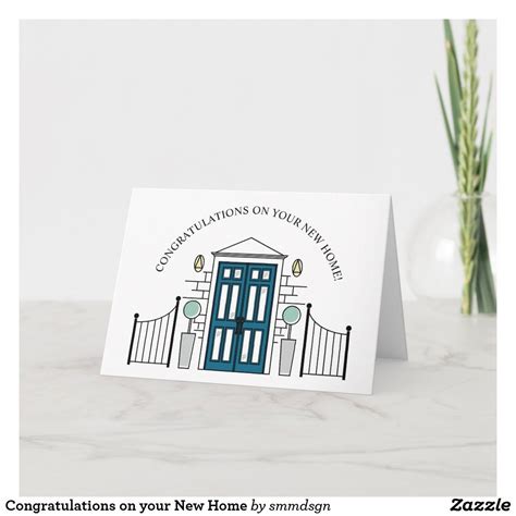 Congratulations On Your New Home Card Zazzle New Home Greetings