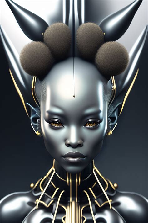 Lexica Detailed Realistic Drawing Of An Alien Humanoid Species With