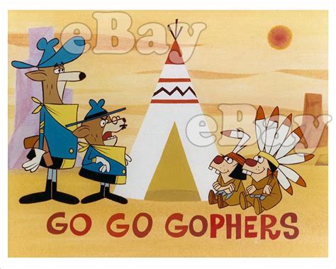 Rare Go Go Gophers Cartoon Color Tv Photo Total Television Underdog