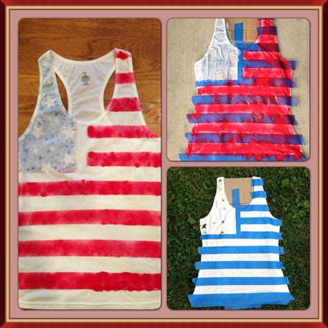 Very Cool Diy Tank For The Fourth Fourth Of July Pics 4th Of July Outfits July 4th Craft