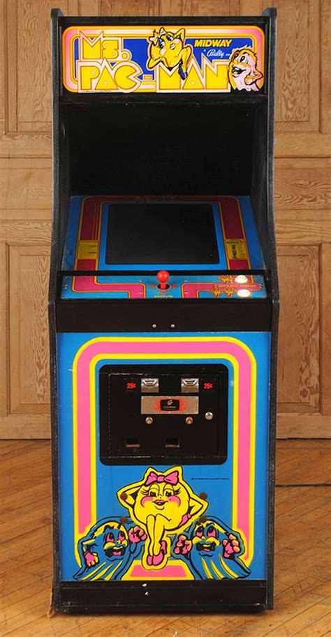 Coin Operated Ms Pac Man Arcade Machine C1980