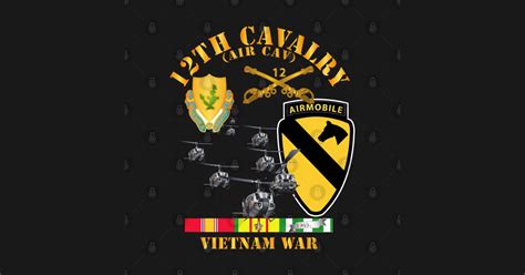 12th Cavalry Air Cav 1st Cav Division W Svc Air Cav