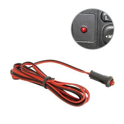 Red LED Flashing Dummy Alarm Warning Security Light 12v Car Dashboard