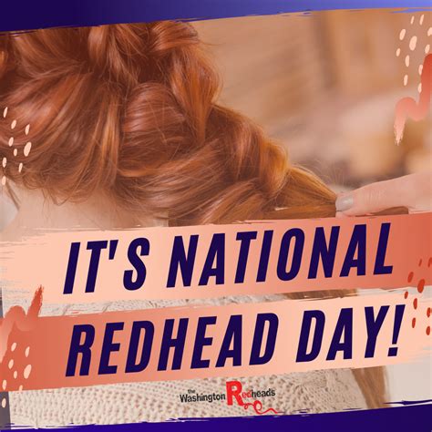 National Redhead Day Is Here Redheads Are Really Rareless Than Of The Population Lots Of