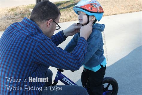 Bike Safety Proper Helmet Use Arts And Crackers
