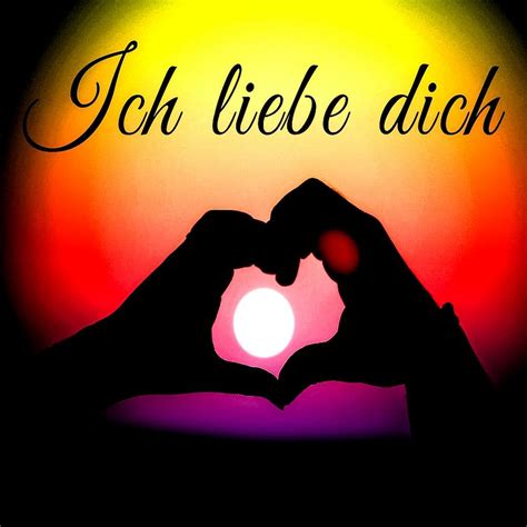 When you say ich liebe dich to someone.it means you love them. Ich Liebe Dich In Pop Art Digital Art by Yamy Morrell