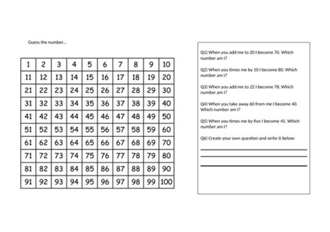 100 Square Grid Activities And Ppt Teaching Resources