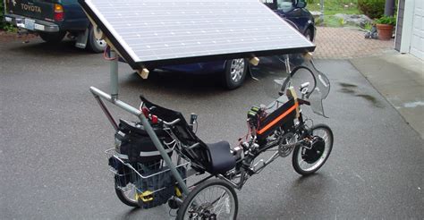 Off Grid Solar Bike And Solar Canoe With Sanyo Modules Greentech