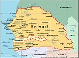 Senegal | Mapas Geográficos do Senegal - Enciclopédia Global™