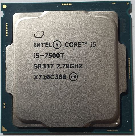 Procesador Intel 7ma I5 7500t 270ghz Lga 1151 Socket H4 Cpu Mercado