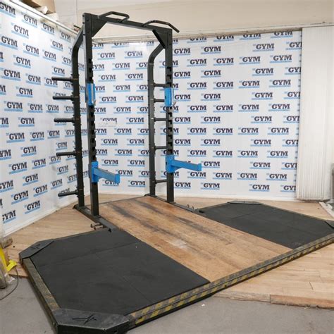 Used Commercial Olympic Half Rack And Lifting Platform Strength