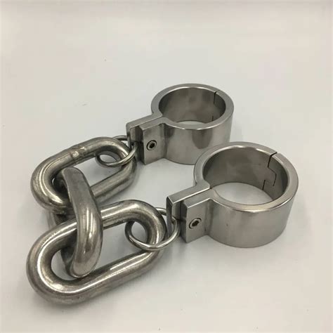 Sex Bondage Heavy Duty Metal Stainless Steel Wrist Cuffs Bondage Chain Free Download Nude