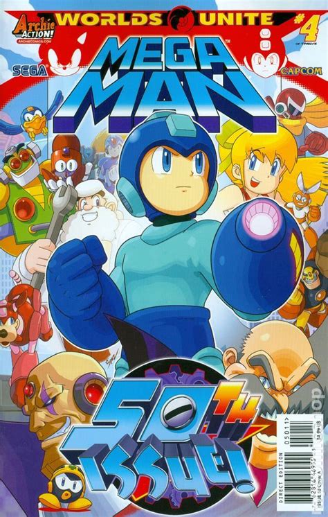 Mega Man 2011 Archie 50a Mega Man Archie Comic Books Archie Comics
