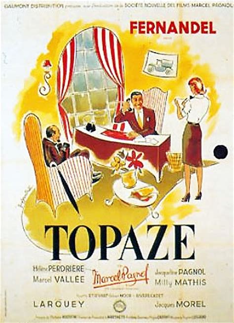 Alas, topaze's naive honesty brings him unjust dismissal.and makes him fair game for the aunt of his private pupil, really the mistress of crooked politician regis, who. Topaze (1951) DVD, Marcel Pagnol, Fernandel, Helene Perdriere