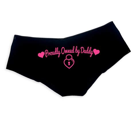 Proudly Owned By Daddy Panties Ddlg Clothing Sexy Slutty Cute