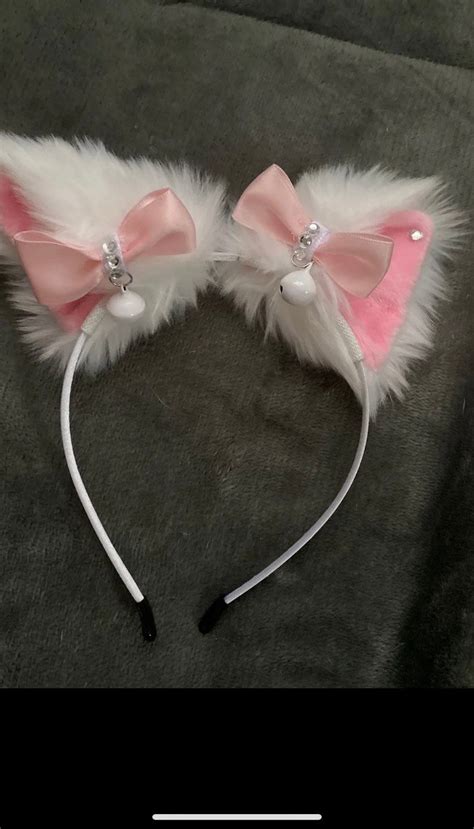 Kitten Ears Custom Available Optional Bell Color Etsy