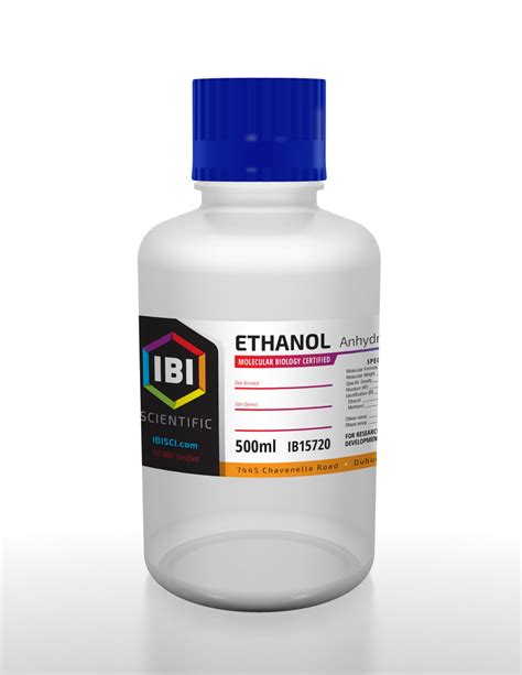 Ethanol Anhydrous Alcohol Rna And Dna Extraction Ibi Scientific