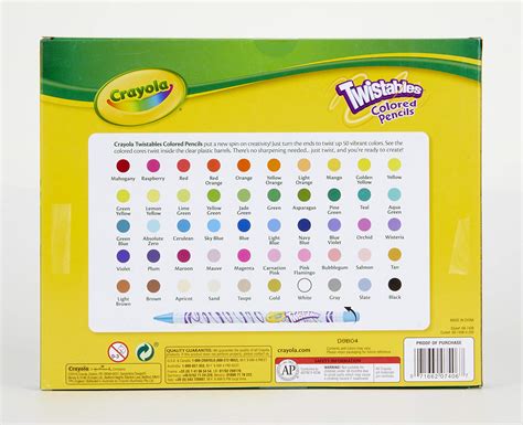 Crayola Twistables Colored Pencils Coloring Set Kids
