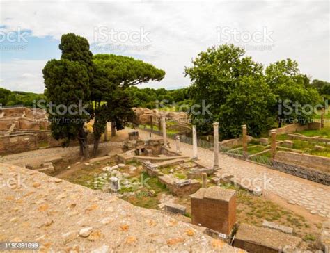 Ostia Antica Rome Italy Stock Photo Download Image Now Abandoned