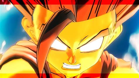 Pelo amarillo y punto, y en los ssj3 es la peluca de goku de toda la vida. Gohan False Super Saiyan! - Dragon Ball Xenoverse 2 - YouTube