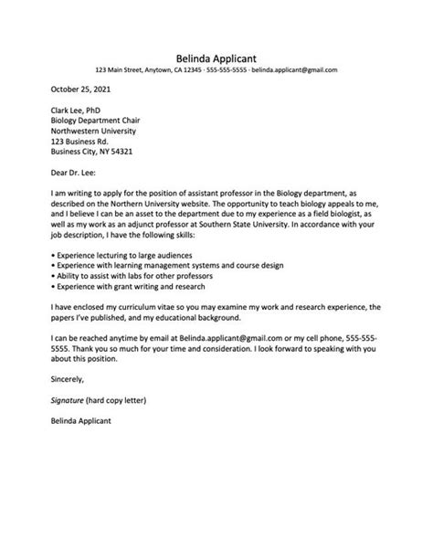 How To Write A Cover Letter For A Cv With Examples