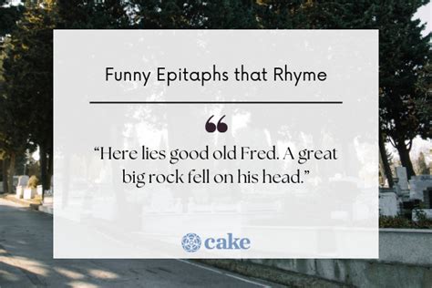44 Funny Gravestone Epitaphs Cake Blog