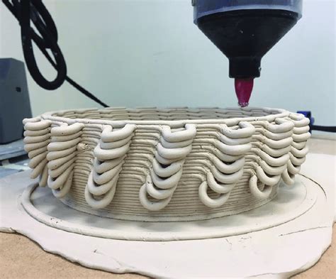 Ceramic 3d Printing Of The Hybrid Material Vessels 2 Clay Loops Can Download Scientific