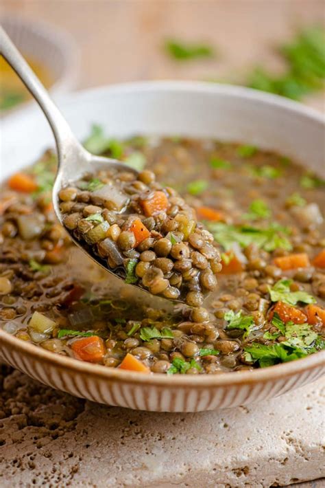 Italian Lentil Soup Zuppa Di Lenticchie Inside The Rustic Kitchen