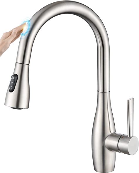 Crea Touch Sensor Kitchen Tap Touch On Kitchen Mixer Tap With Pull Out