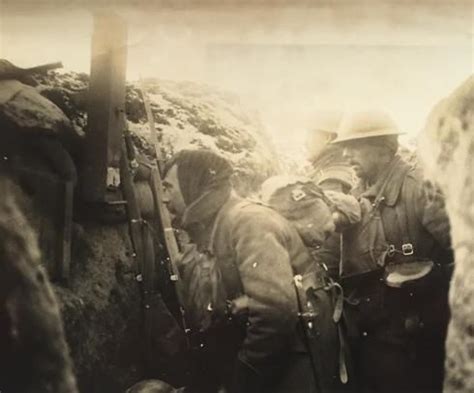 Ww1 Superb Press Photograph Of A Front Line Trench
