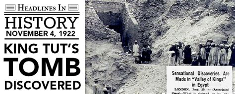 King Tuts Tomb Discovered November 4 1922 The Official Blog Of