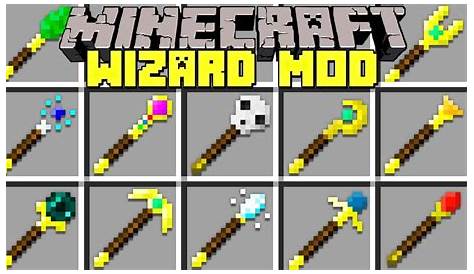 Minecraft WIZARD MOD l BECOME A WIZARD, WANDS, SPELLS & MORE! l Modded