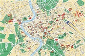 Rom Stadtplan mit Sehenswürdigkeiten zum Download - PLANATIVE