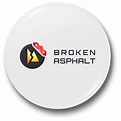 Broken Asphalt Badge - Just Stickers : Just Stickers