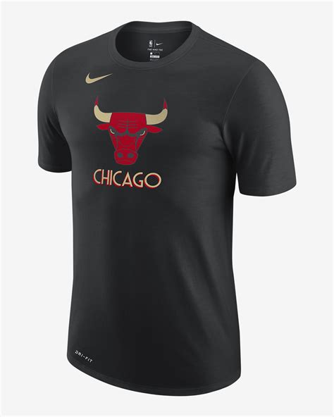 Chicago Bulls City Edition Logo Mens Nike Dri Fit Nba T Shirt Nike Ae