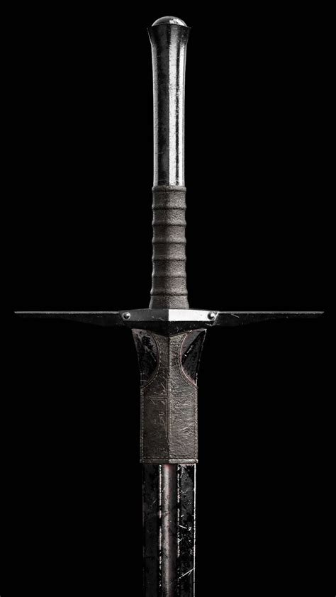 Artstation 长剑现实主义实践，永浩 Long Sword Swords Medieval Weapon Concept Art