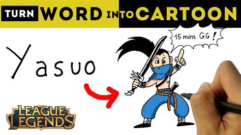 V Yasuo League Of Legends Phong C Ch Word Toon How To Turn Word