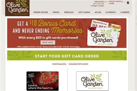If you frequently dine at red lobster, join the fresh catch club! Olive Garden Gift Card | Olive garden gift card, Gift card, Tasty dishes