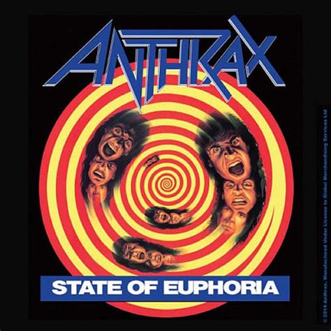 Buy Anthrax Coaster State Of Euphoria New Official 95cm X 95cm Single