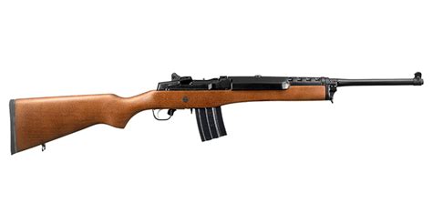 Ruger Mini 14 Ranch 556mm Nato Rifle With Hardwood Stock Sportsmans