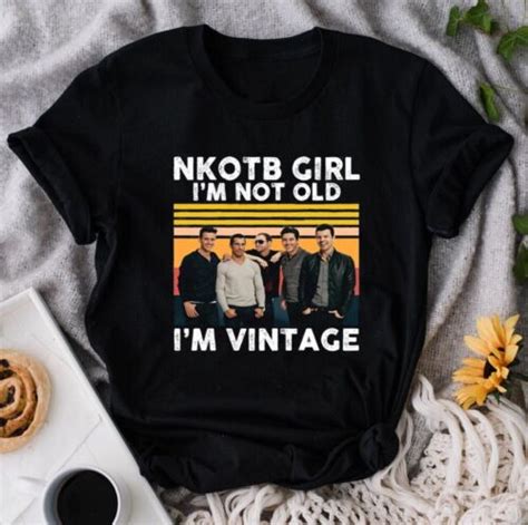 Nkotb Girl Im Not Old Im Vintage Classic Rock Concert Mix Tape Tour T