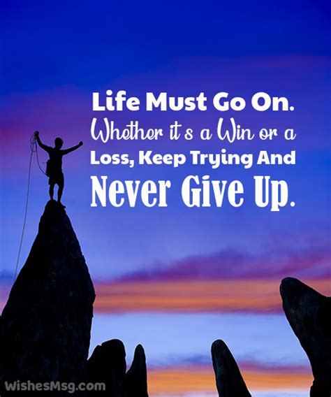 80 Never Give Up Messages And Quotes Best Quotationswishes